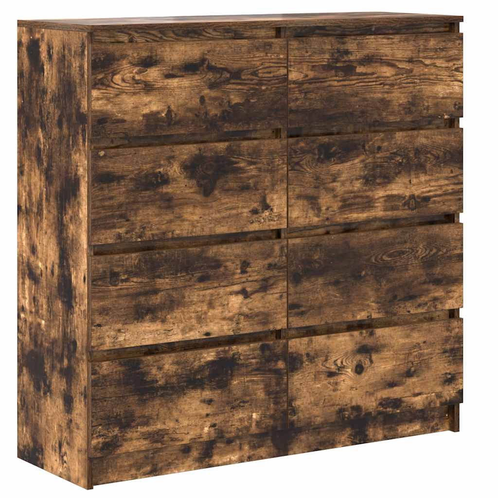 Sideboard Räuchereiche 100x35x99 cm Holzwerkstoff